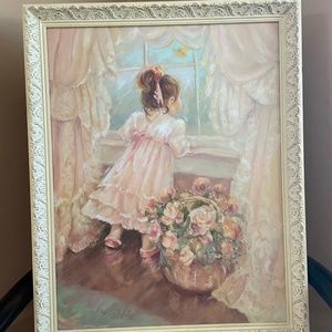 Vintage Shabby Chic Portrait